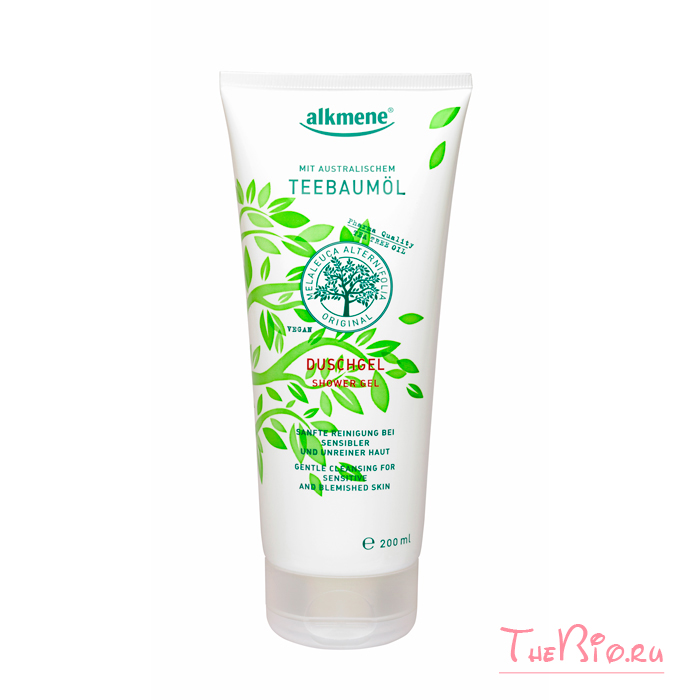Alkmene - Гель для душа «ЧАЙНОЕ ДЕРЕВО», 200 мл купить в магазине натуральной косметики thebio.ru