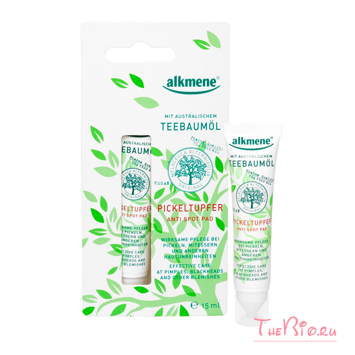 Alkmene - Стик «ЧАЙНОЕ ДЕРЕВО», 15 мл купить в магазине натуральной косметики thebio.ru Алкмене алкмэне