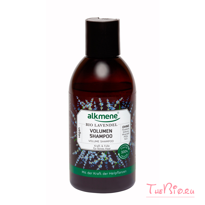 Alkmene - Шампунь ОБЪЁМ «БИО ЛАВАНДА», 250 мл купить в магазине натуральной косметики thebio.ru Алкмене алкмэне