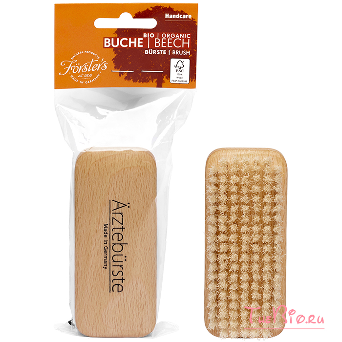 Forsters - Щеточка для ногтей «ВРАЧЕБНАЯ» из древесины и натуральной щетины