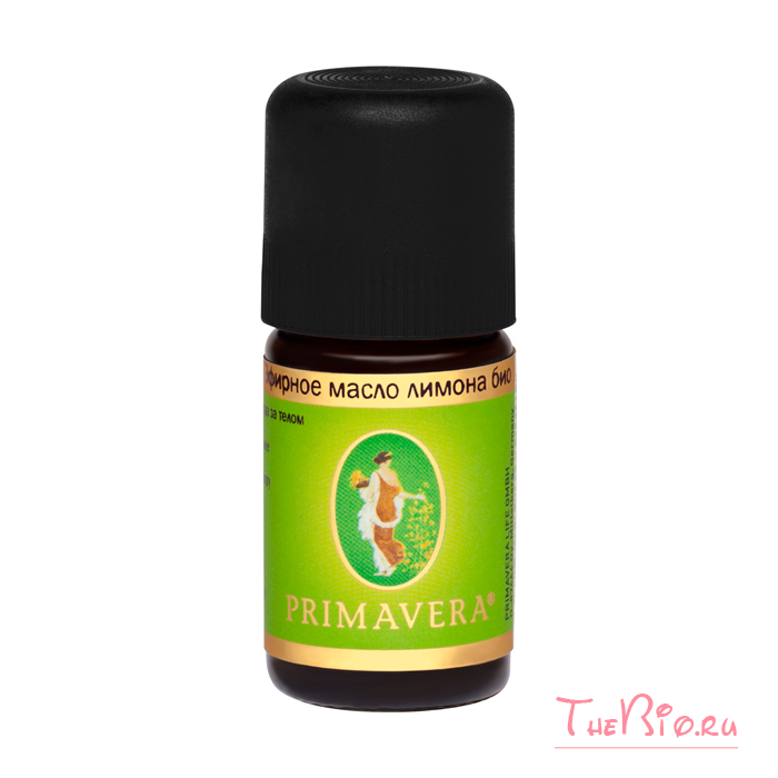 Primavera O - Эфирное масло ЛИМОНА био, 5 мл