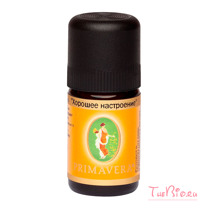 Primavera Air - Ароматизатор воздуха - смесь эфирных масел «ХОРОШЕЕ НАСТРОЕНИЕ», 5 мл