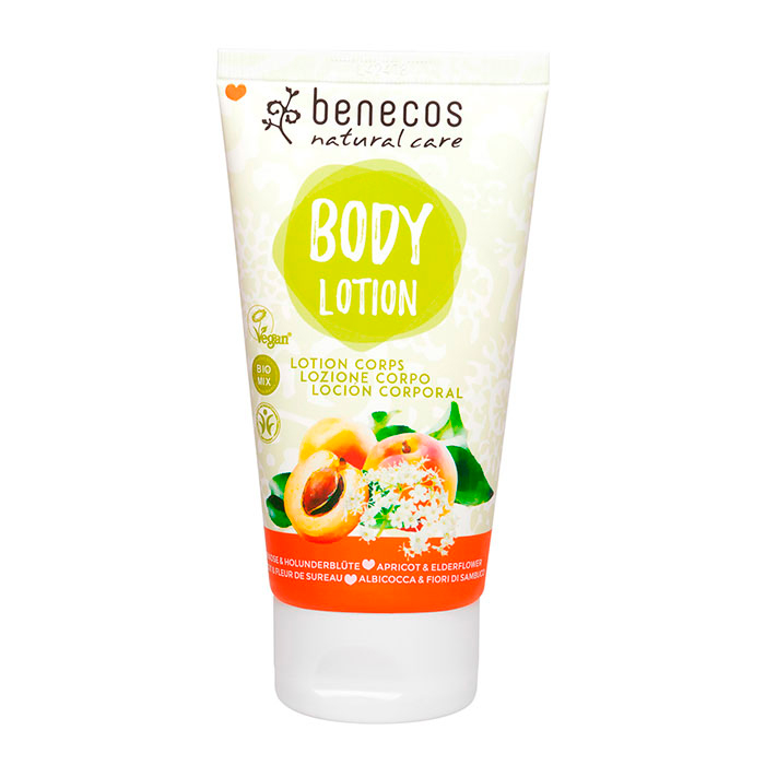 Benecos - Молочко для тела «АБРИКОС и БУЗИНА» натуральное, 150 мл