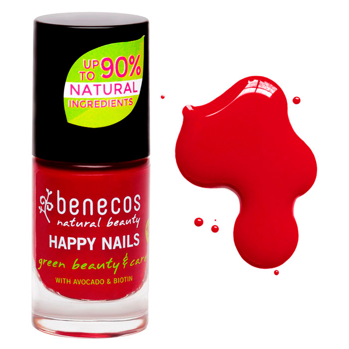 Benecos - Лак для ногтей «ВИШНЁВЫЙ КРАСНЫЙ», 5 мл