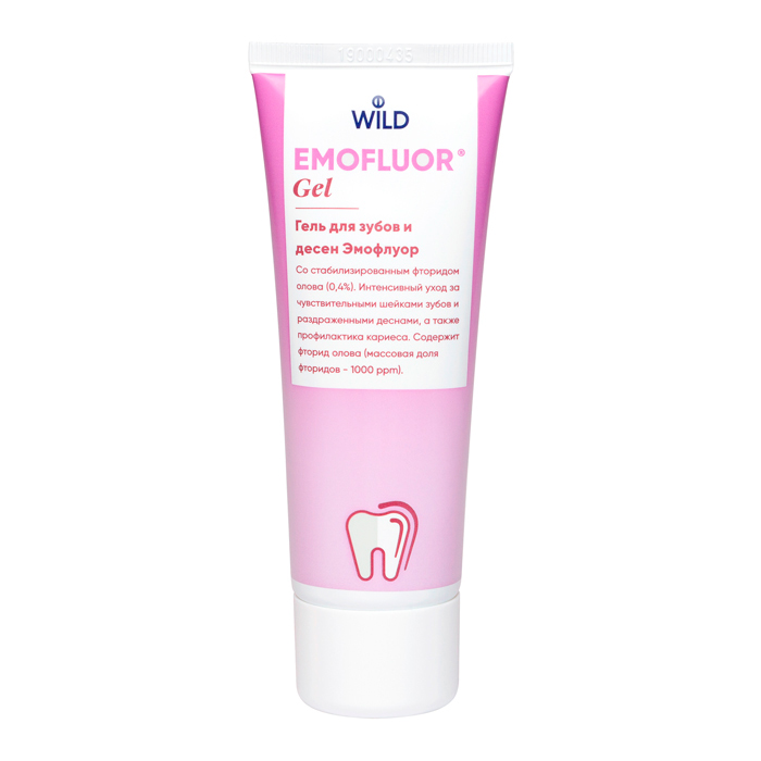 Dr.Wild - ЭМОФЛУОР Гель для зубов и десен, 75 мл