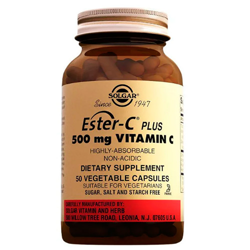 Solgar - Эстер-С плюс витамин С 500 мг капсулы №50 
